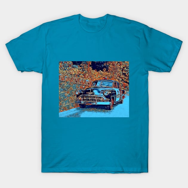 Classic Car 1D T-Shirt by MaryLinH